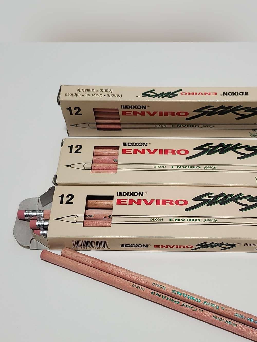 Vintage Dixon Enviro Stiks 32 Pencils HB #2 96201 NEW